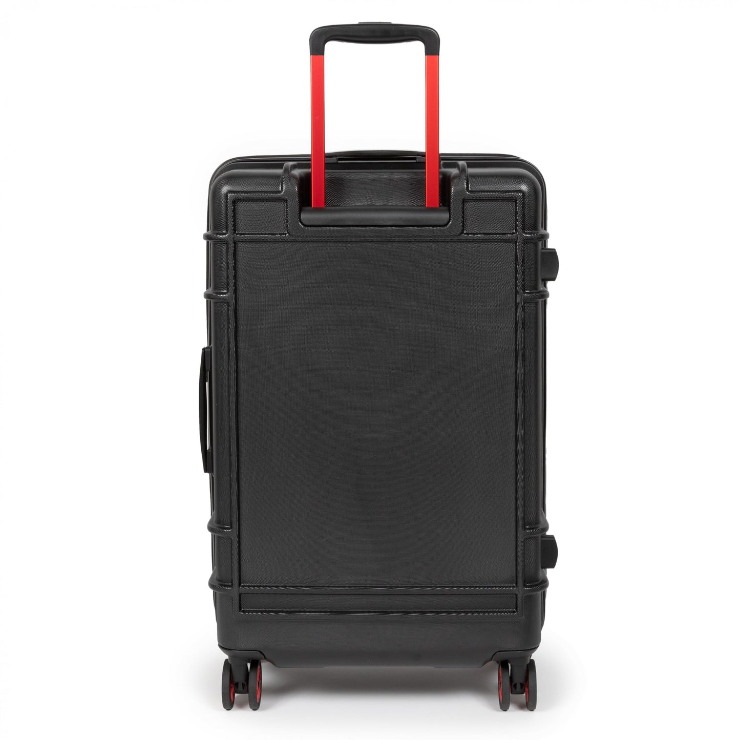 EASTPAK Resist'R Zip L – 90L Hardshell Suitcase with Dual Compartments, TSA Lock, Silent 360° Spinner Wheels & Water-Resistant Design, Black