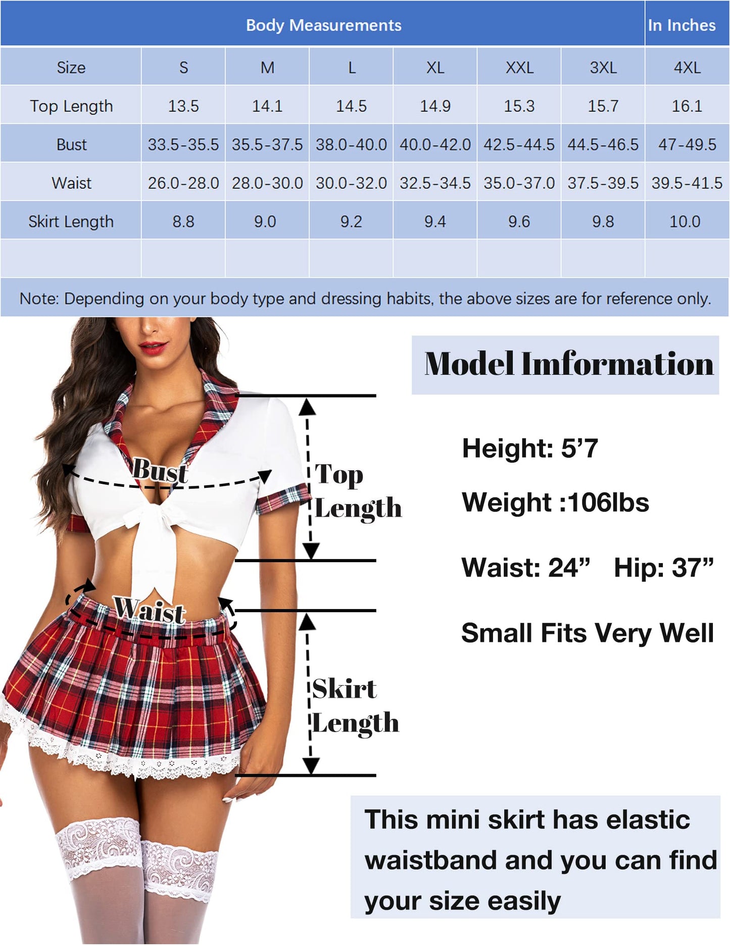 Sexy Lingerie Set for Women Two Piece Lingerie Outfits Costume