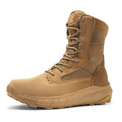 NORTIV 8 Men's Breathable Tactical Military Work Boots,Coyote,10