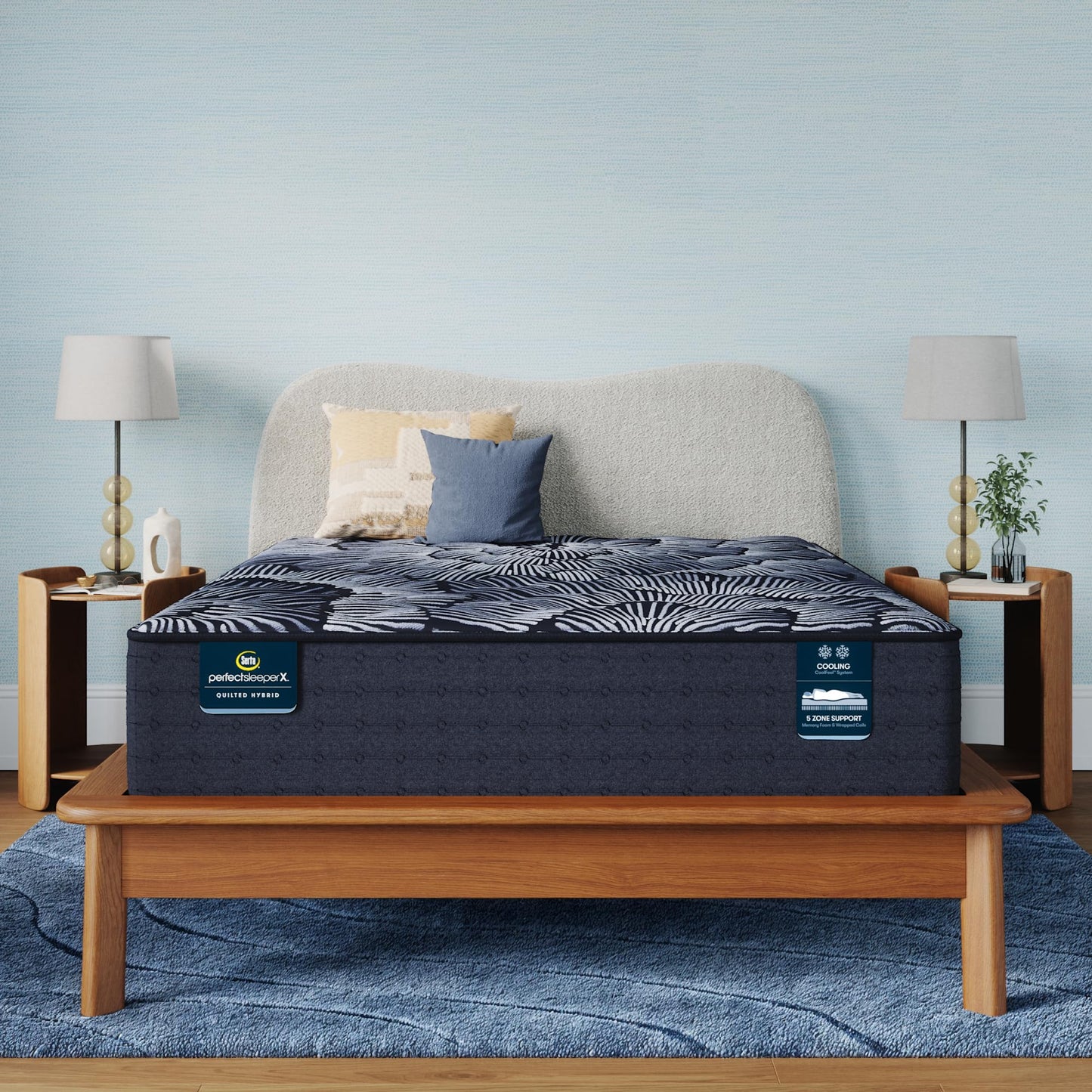 Serta Perfect Sleeper X, Knox 13.75" Plush Quilted Hybrid Cal King Mattress
