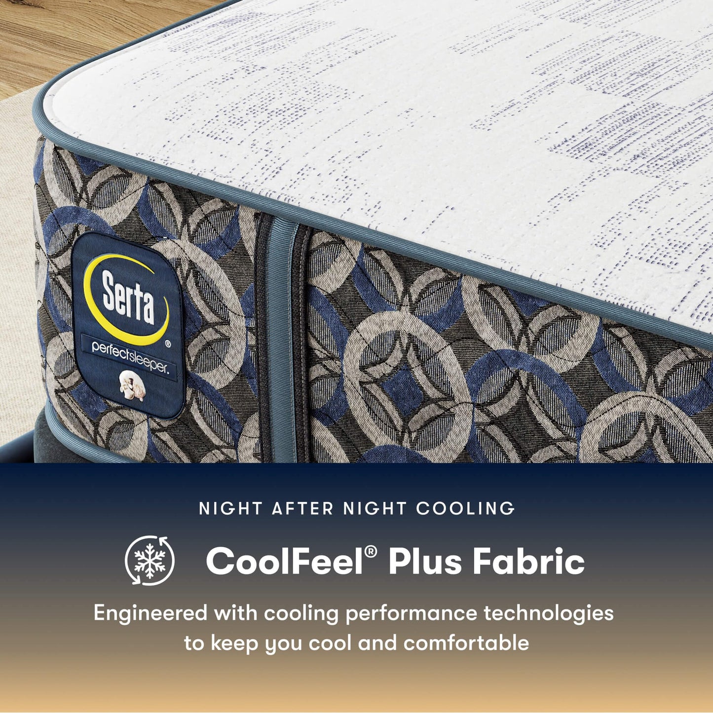 Serta Perfect Sleeper Port Huntington 13.5" Medium Cal King Hybrid Mattress