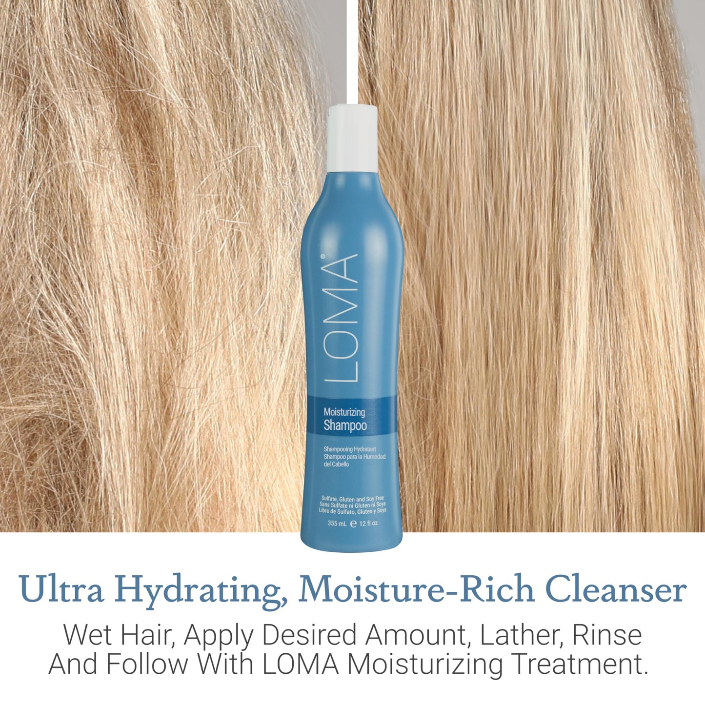 LOMA Moisturizing Shampoo 33 Ounce (Liter)