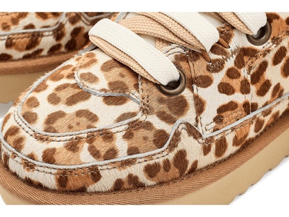 UGG Women's Lo Lowmel Plains Sneaker, Felicity Leopard Jasmine, 5