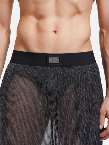 TOMATOPAPA Men's Black Pajamas