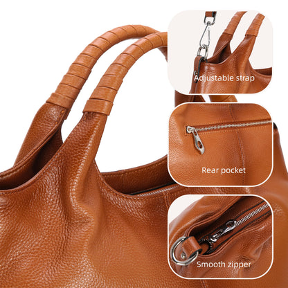 Iswee Leather Purses for Women Satchel Bag Crossbody Handbag Hobo Tote Bags