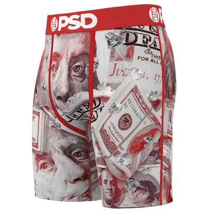 PSD Underwear Men's Cash King Boxer Brief 6 Pack, Multi, M