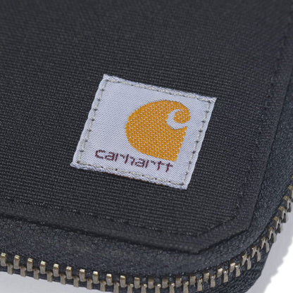 Carhartt Men's Nylon Duck Zipper Wallet, Black