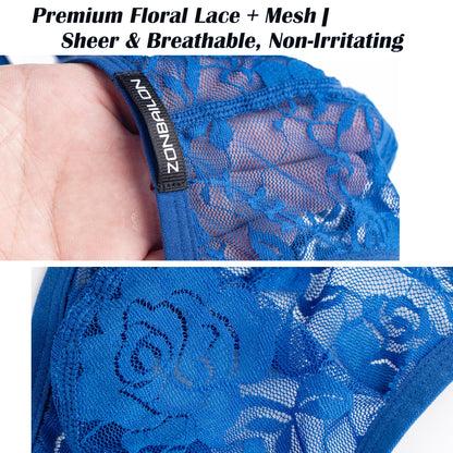 Men's Lace G-String Thong Adjustable One Size Sexy Underwear
