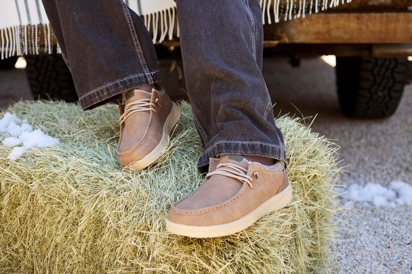 HEYDUDE Men's Paul | Mens Shoes | Men's Lace Up Loafers | Comfortable & Light-Weight