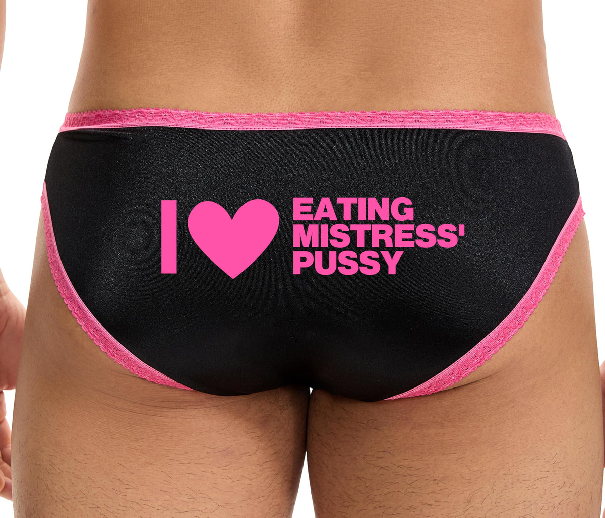SISSY COLLECTIVE Black and Pink - I love Eating Mistress' Pussy