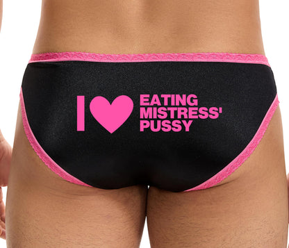SISSY COLLECTIVE Black and Pink - I love Eating Mistress' Pussy