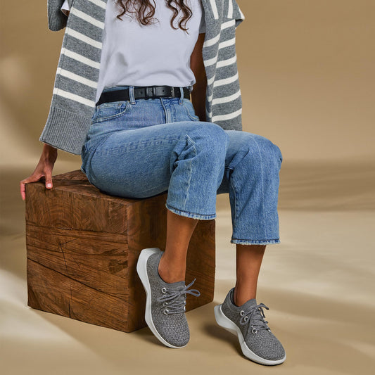 Allbirds Women's Tree Dasher 2, Active Running & Walking Sneakers - Blizzard (Blizzard Sole) - 6 Medium