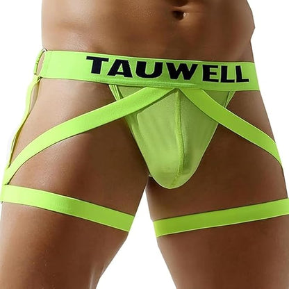 jock straps for men Men's jockstraps Underwear G-String Bikini Bulge Enhancing Ball Pouch T Back For Men Male Athletic Thongs (Pink)