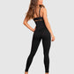 Seamless control leggings with adjustable waistband