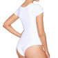 Bodysuit - Casual Style - Wide Square Neck