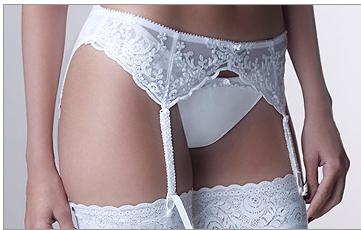 white garter belt marriage