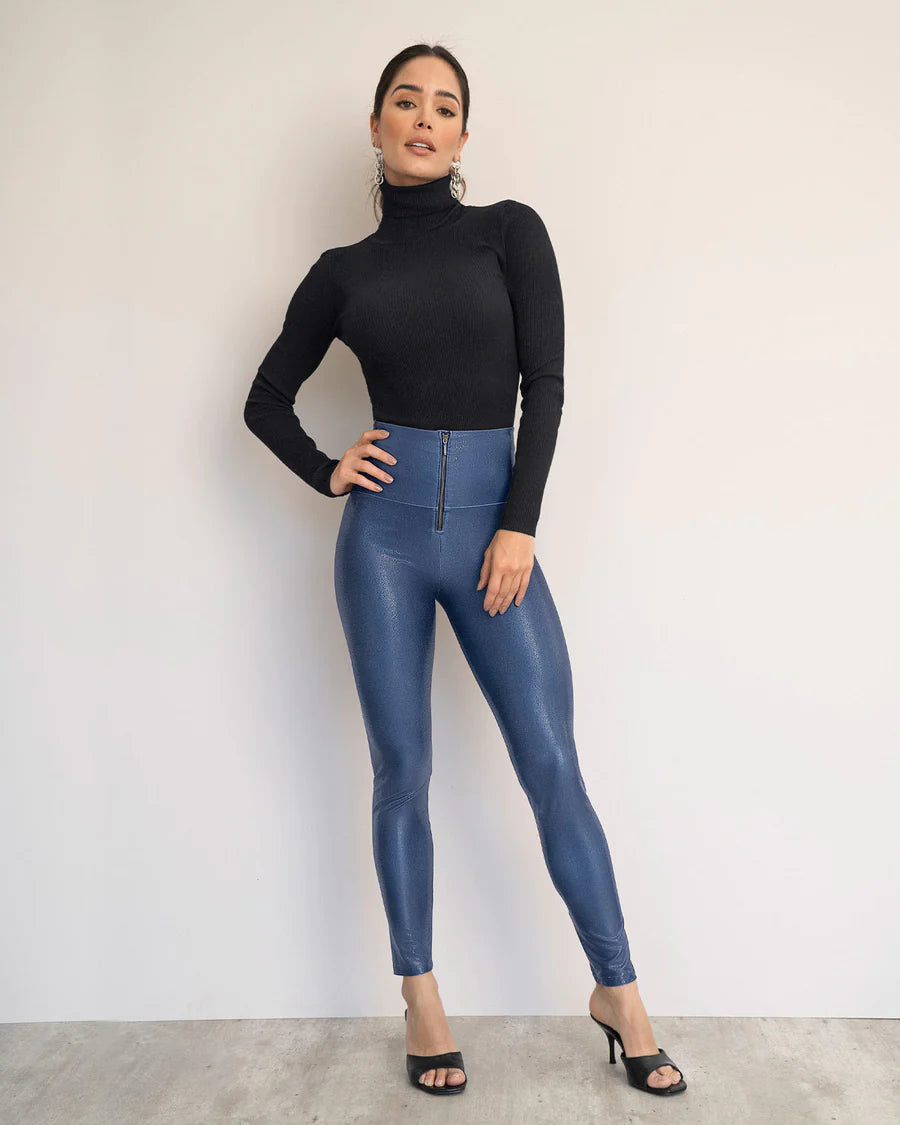 Tummy control leggings with leather imitation finish – BEST WEAR - See  Through Shirts - Sheer Nylon Tops - Second Skin - Transparent Pantyhose -  Tights - Plus Size - Women Men