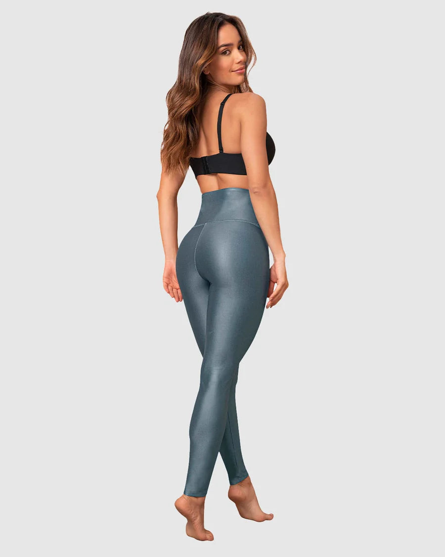 Black High Waist Leggings with bowtie | Best Tummy Control Leggings – BOLD  by Crystal Andrea