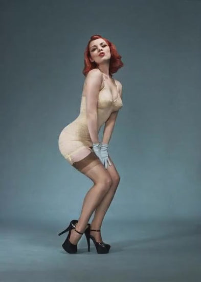Vintage nylon stockings for suspenders