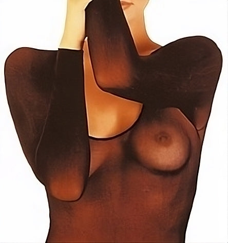 shirt made of sheer tights nylon fabric