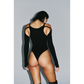 Fashion Bodysuit - Stretch Top - Thong