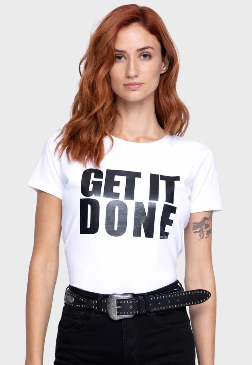 T-Shirt - GET IT DONE - Casual Style - by ONA SAEZ