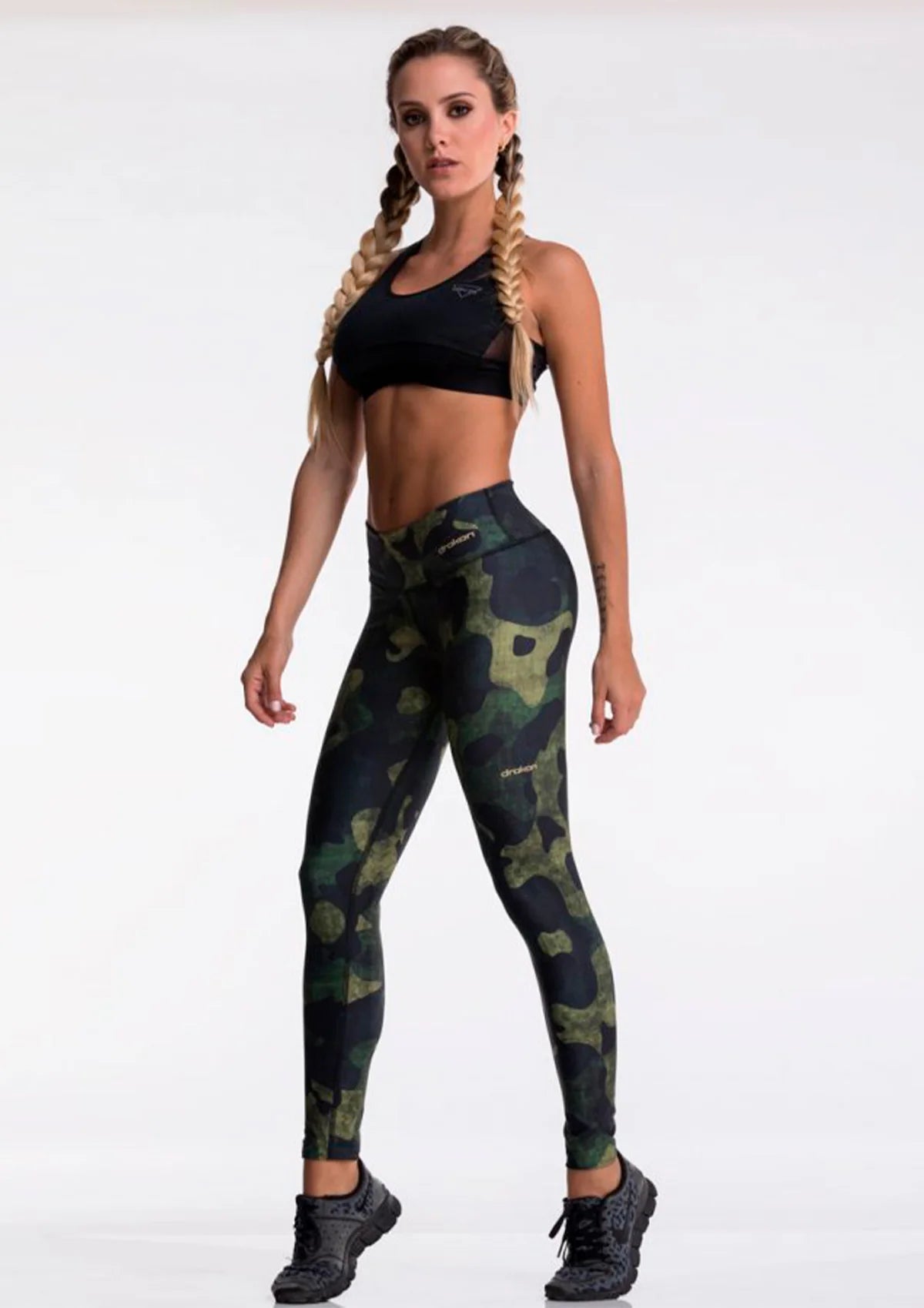 Camouflage - Military Look - Runner - Yoga Pants - Leggings - Fitness - Gym