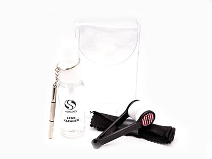 Gucci GG0900S Flat Top Mask Logo Lenses Sunglasses + Bundle with eSHADES Luxury Eyewear Kit