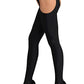 Miss O Strip Panty Suspender Tights-Large-Black