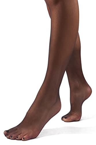 sofsy Lace Thigh High Stockings [Made in Italy] Black Sheer Stockings for Women Lingerie Top Thigh High 15 Den - S