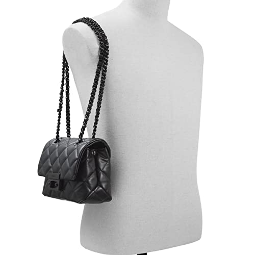 ALDO Women's Latisse Crossbody Bag, Black/Black