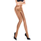 Women's Oil Shiny Slik Dance Tights 70D High Stretch Shimmery Shaping Dance Pantyhose High Tight For Women(Brown)