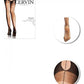 Cervin Women's Tentation fully fashioned stockings medium (5'1"-5'4", 155-163 cm) black