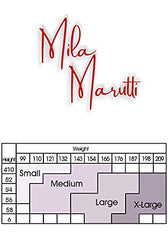 MILA MARUTTI Suspender Nylons Pantyhose Stockings with Garter Belt (M