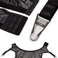 Garter Belt for Thigh Highs | High Waisted Garter Belt Gothic Clothing Lingerie Rave Outfit | 1x Black Garter Belt for Women - L