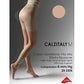 CALZITALY High Waist tights Control Top Shaping Nylons, Shaping Pantyhose, 20 Denier Sheer Shaping Tights for All Day Use (Small, Skin)