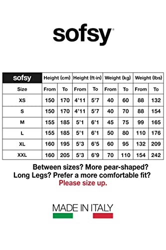 sofsy Women Sheer Thigh High Stockings | Garter Belt Pantyhose | 15 Den [Made in Italy] (Garter Belt Not Included) - Black - Small