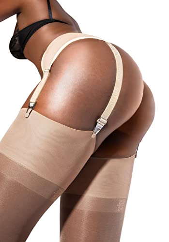 Nude Garter Belt for Thigh Highs | Mesh Tan High Waisted Garter Linger BEST WEAR - See Through Shirts - Sheer Nylon Tops - Second Skin - Transparent Pantyhose - Tights - Plus Size - Women Men Nude Garter Belt for Thigh Highs | Mesh Tan High Waisted Garter Linger BEST WEAR - See Through Shirts - Sheer Nylon Tops - Second Skin - Transparent Pantyhose - Tights - Plus Size - Women Men
