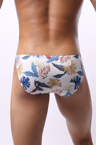 Maiclaice Men's Spandex Low Rise Bikini Briefs Underwear