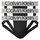 Calvin Klein Men's Sustainable Steel 3-Pack Jock Strap, 3 Black, M
