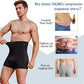 TAILONG Men Tummy Control Shorts High Waist Slimming Underwear Body Shaper Seamless Belly Girdle Boxer Briefs (Black with Fly, XL)