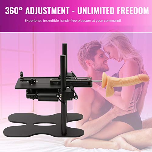 Y-NOT Automatic Sex Machine Gun Adult Toy Device with Realistic Dildo, Sex Massage Gun Masturbator for Women with 8 Thrusting Modes, 5X More Powerful Fully Adjustable with 1 Remote, Aluminum Oxide
