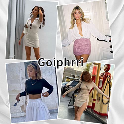 Goiphrri Chunky Block Heels For Women Double Platform Pumps Ankle Strap Square Toe Hook and Loop Dress Heeled Mary Jane Shoes