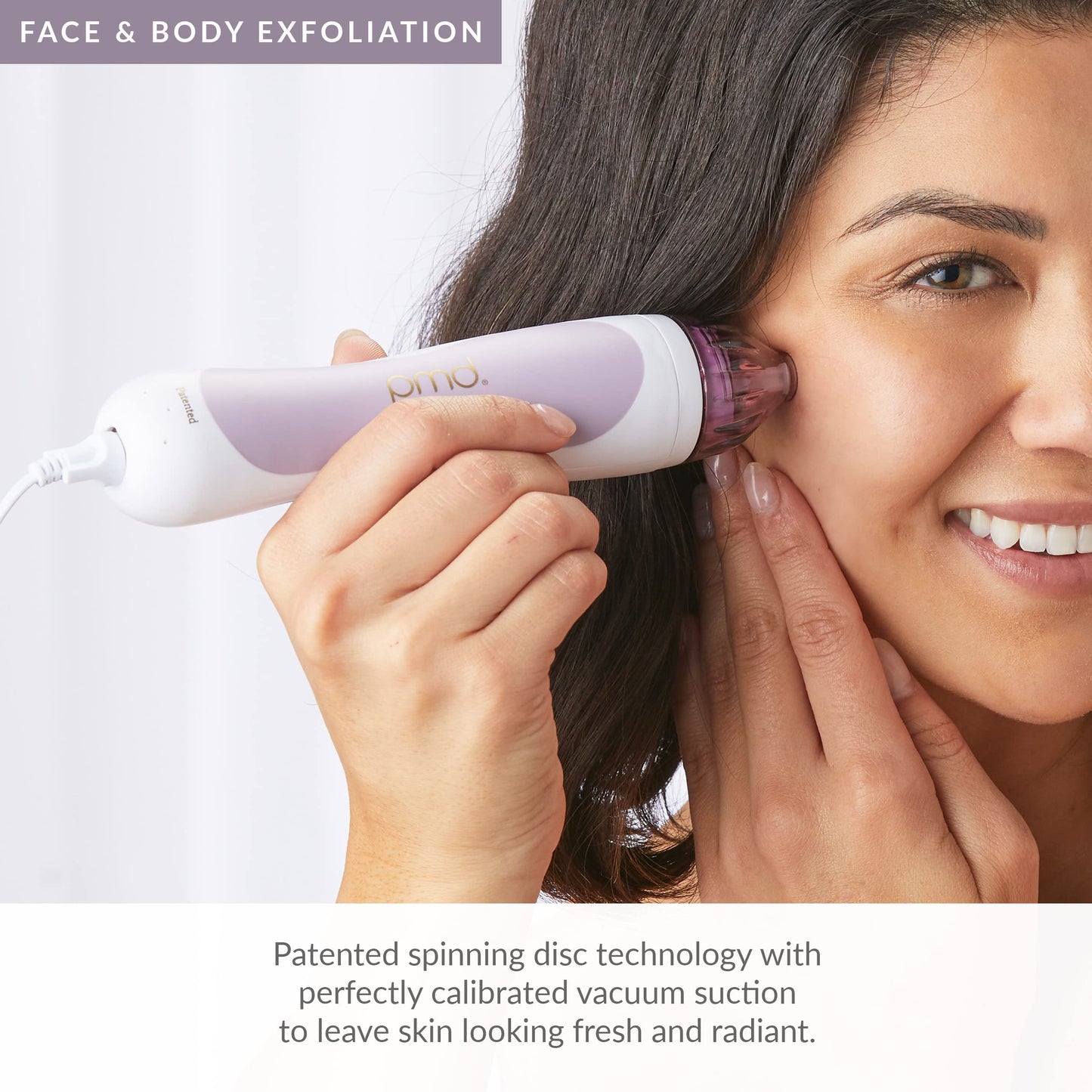 PMD Microderm Classic | Home Microdermabrasion Kit for Face | Exfoliating Crystals and Suction Help Circulation to Boost Collagen for Radiant Skin