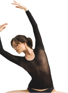 sheer ballet shirt