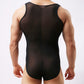 transparent men bodysuit